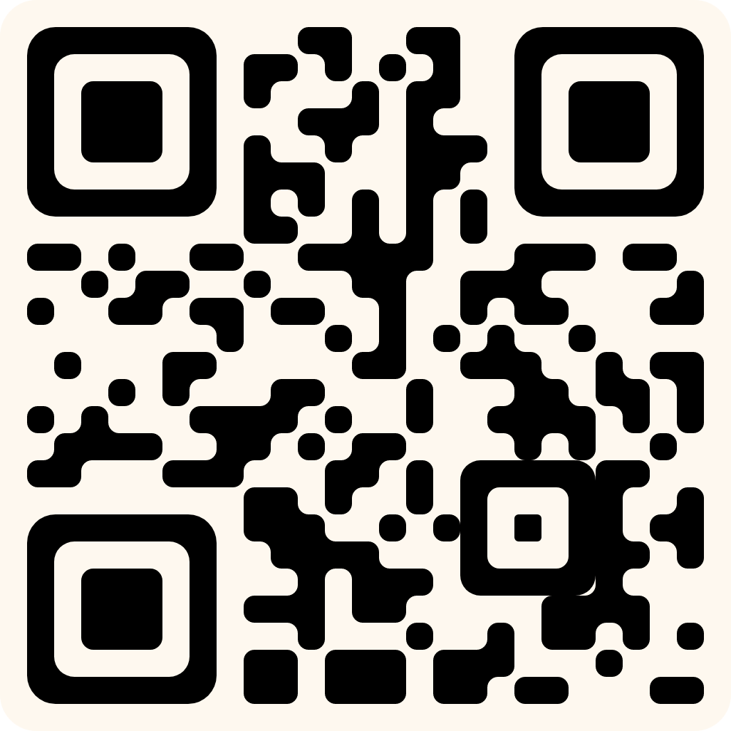 QR code to download app on smartphone